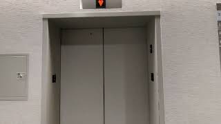KONE Ecodisc parking elevators at Columbus convention center in Columbus OH