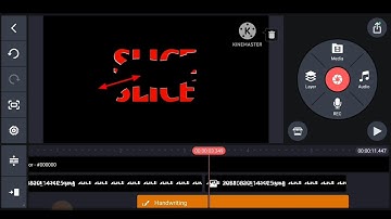 Slice Text Animation in kinemaster