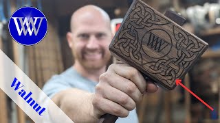 How To Make A Carved Walnut Mallet