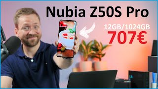 nubia Z50S Pro with 6.78″ 1.5K 120Hz AMOLED display, Snapdragon 8 Gen 2  Leading Version, up to 16GB RAM, 5100mAh battery announced