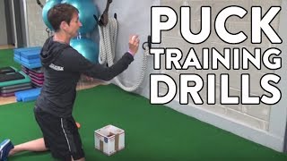 Puck tracking drills for hockey goalies