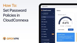 How to Set Password Policies in CloudConnexa