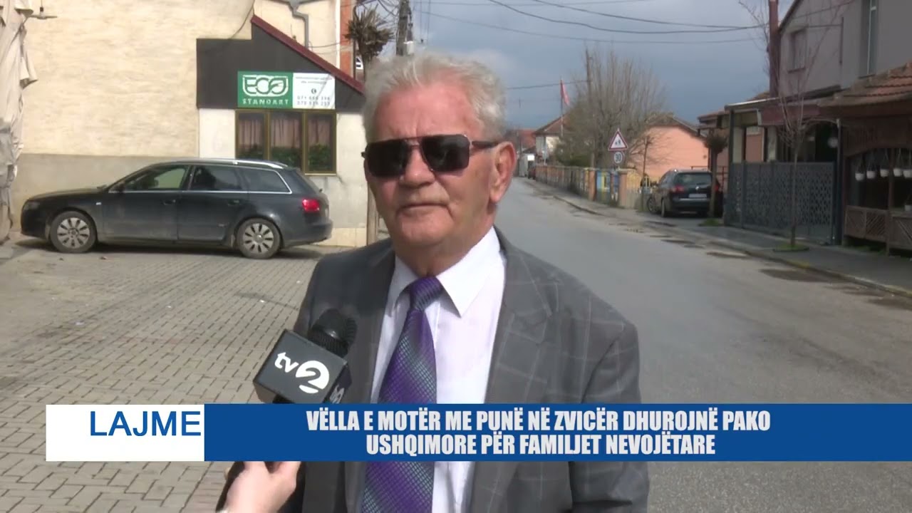 VËLLA E MOTËR ME PUNË NË ZVICËR DHUROJNË PAKO USHQIMORE PËR FAMILJET NEVOJËTARE