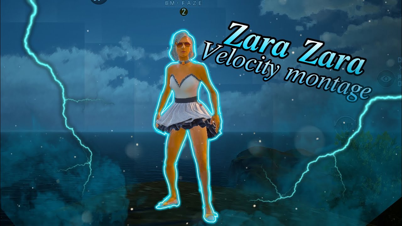 ZARA ZARA || PUBG VELOCITY MONTAGE || FAZEGamingYT 😍