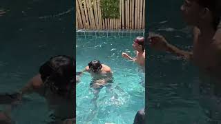Sisid piso may bente 😅🤣🤭 #swimming #birthdaycelebration #sisid #palaro