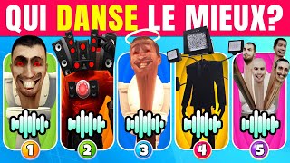 Devine qui Danse Skibidi Toilet en Émojis…! Saison 1-40 Quiz Skibidi Toilet, (Partie 7)