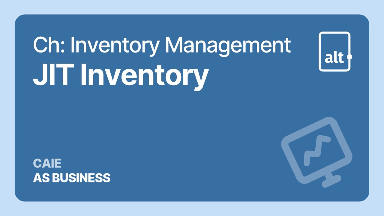 Just in Time Inventory Management | Inventory Management | A Level ...