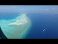 Landing in Male airport Maldives