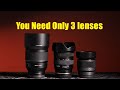The only 3 lenses you need for CONTENT CREATION
