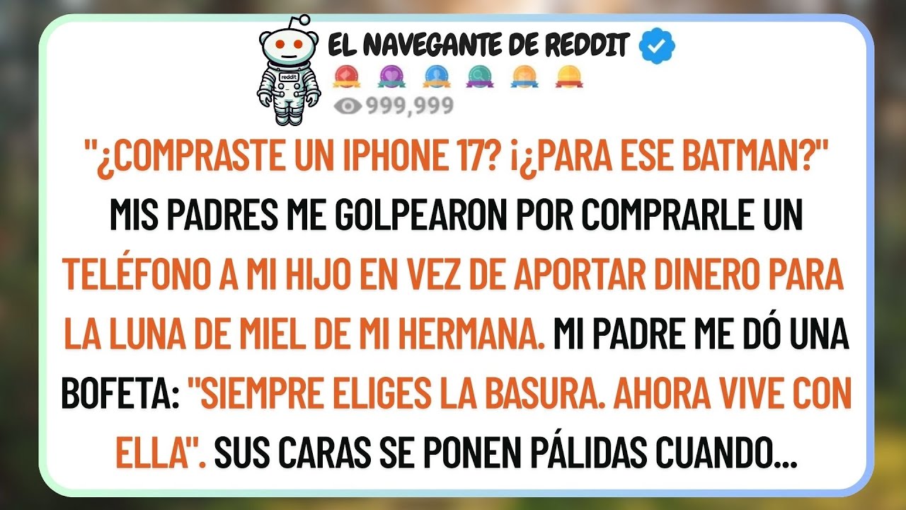 Mi Mamá Me Dio Una Bofetada Hasta Que Sangré Porque Compré Un Iphone 17 Promax Para Mi Hijo En Luga