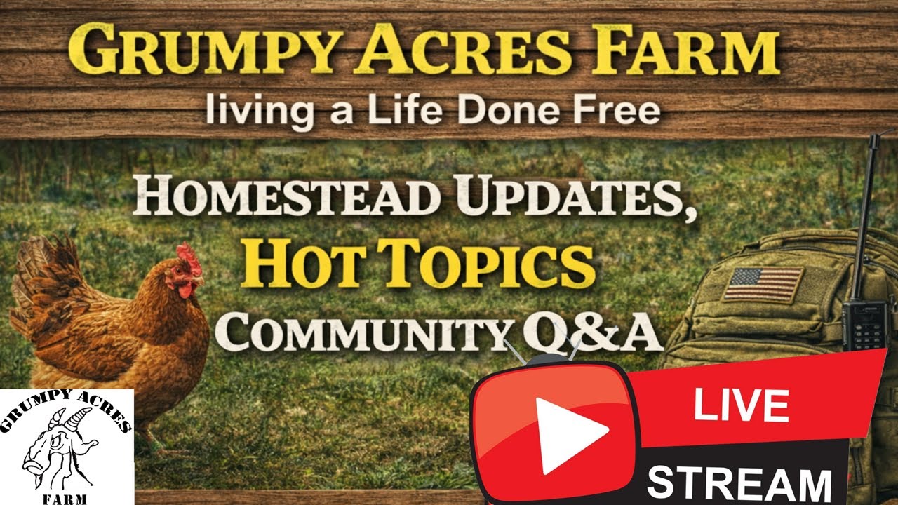 **Welcome to Grumpy Acres' Weekly Update and Chat!** 2/24/26