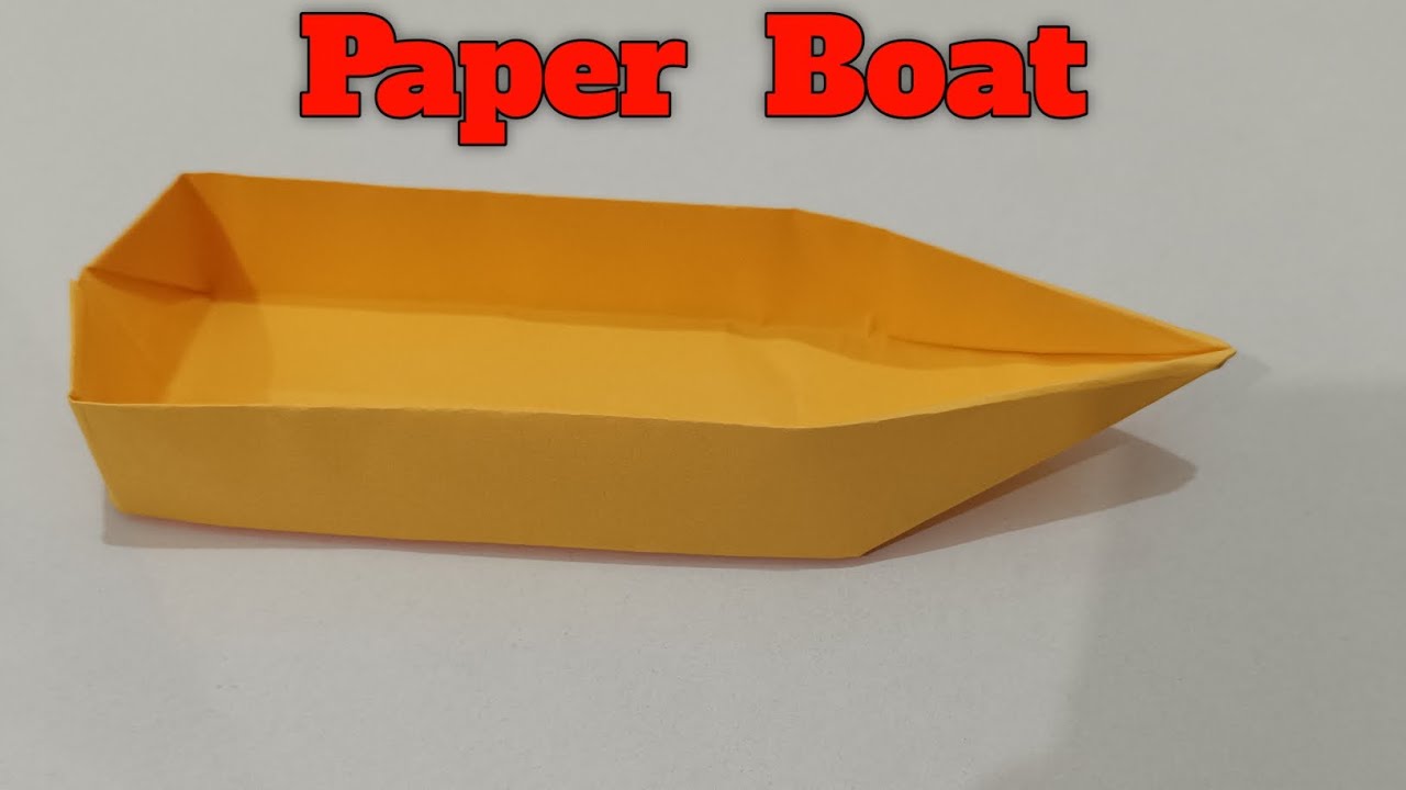 How To Make Paper Boat For Kids || paper se boat kese banaye || Origami ...