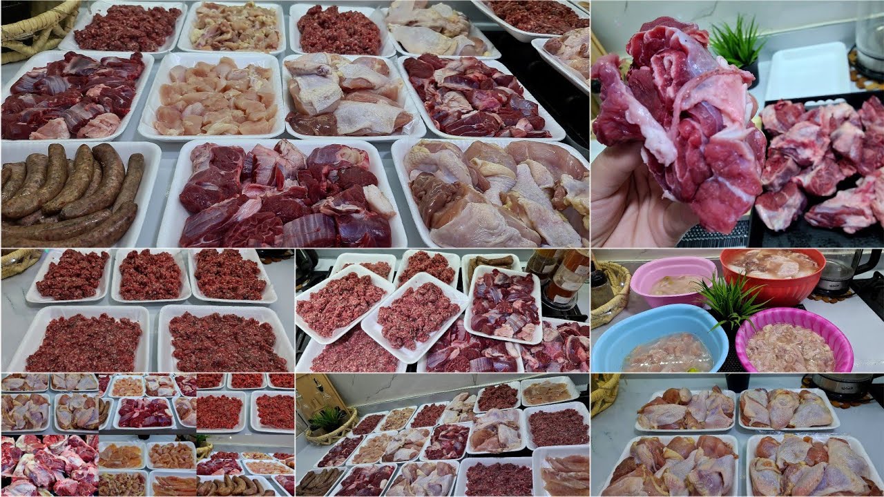 ميزانيه الطوارئ لحوم بلدى وفراخ  بتقسيمه لأول مره🥩🍗  احسبيها صح تعيشى مرتاحه👌نزلت مليته بالخير