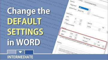 Word: Change the default font, margins, and line spacing by Chris Menard