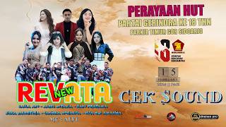 Download Lagu NEW REVATA || CEK SOUND || HUT KE 18 PARTAI GERINDRA || DHEHAN PRO AUDIO MP3