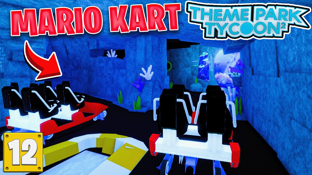 WATER Area in *Realistic* MARIO KART RIDE (#12) Theme Park Tycoon 2 ...