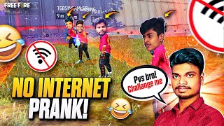 🤣Funny No Internet Prank With HariScar , Pvs , Tgb Singam In Free Fire🔥| Garena Free Fire #ajjeffy