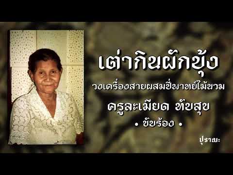 เต่ากินผักบุ้ง สองชั้น | วงเครื่องสายผสมปี่พาทย์ไม้นวม - ครูละเมียด ทับสุข • ขับร้อง
