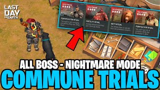 Fight All Bosses In Commune Trials Event Easily Nightmare Mode - Last Day On Earth Survival