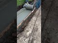 Concrete leveling and finishing process #shorts #ConcreteWork