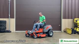 SOLD: Husqvarna Z246 (46) Zero Turn Mower