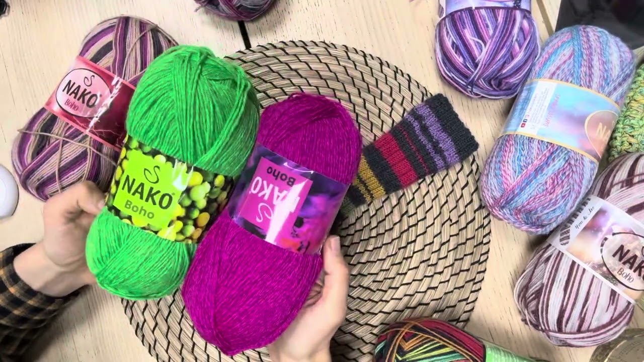 Обзор пряжи Nako Boho