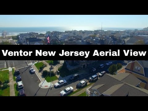 Ventnor City Aerial View 4k - New Jersey USA