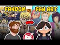 Artists Draw Fan Art of Each Other&#39;s Fandoms