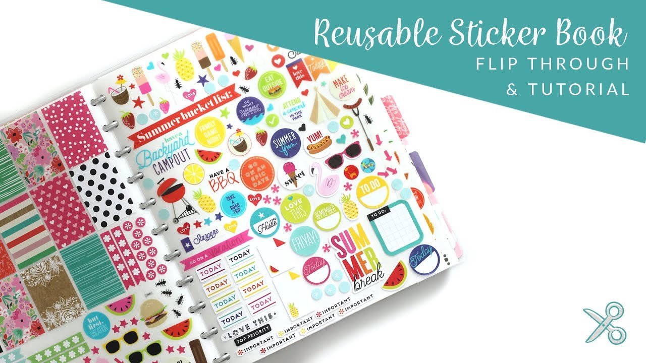 Sticker Collecting Album: My Activity Blank Sticker Storage Book