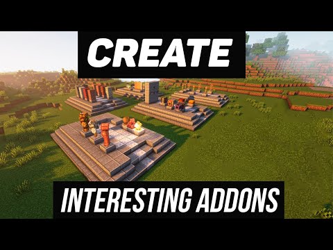 Create addons. Mod review. (minecraft java edition)