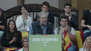 ¡Brutal discurso de Girauta en el cierre de campaña en Artós! #votavox #endefensapropia