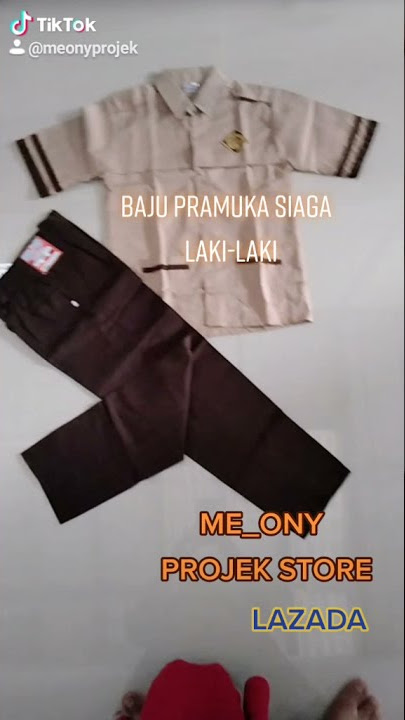 BAJU PRAMUKA SIAGA LENGAN PENDEK CELANA PANJANG