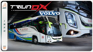 KEREN PARAH!! Bus Cita Rasa Eropa Bernama TRIUN DX karya Karoseri TRIJAYA UNION