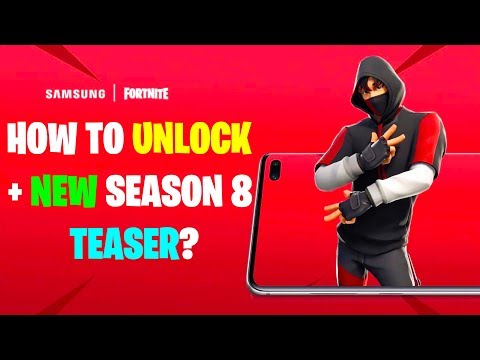 new fortnite ikonik galaxy skin how to unlock season 8 teaser - fortnite ikonik