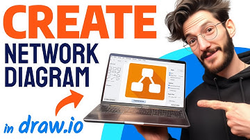 How to CREATE NETWORK DIAGRAM in draw.io (Step by Step) 2025