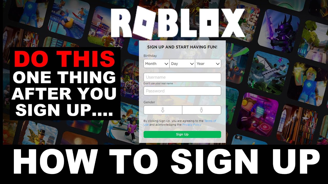 How To Make A Roblox Account 2020 Do This One Important Step Youtube - how to create an account on roblox