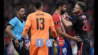 Atletico Madrid vs Arsenal 1-0 ( Goals & highlights ) 4 May, 2018 HD