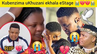 Kubenzima Ukhuzani Mpungose😭😭 ekhala estage edlala ingoma kaScebi🕊💔 ehlulekile ukuzibamba💔😭