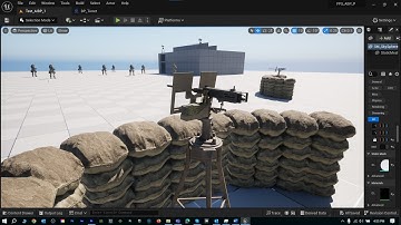 Unreal 5 | Auto Turret Sentry | Retro FPS | Code Updates 04 | UE4 UE5.2