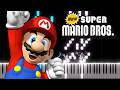 Overworld Theme New Super Mario Bros Piano Tutorial 