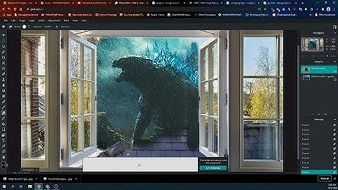 Through a Window Project - Pixlr