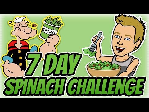 Take The 7 Day Popeye SPINACH CHALLENGE | LiveLeanTV