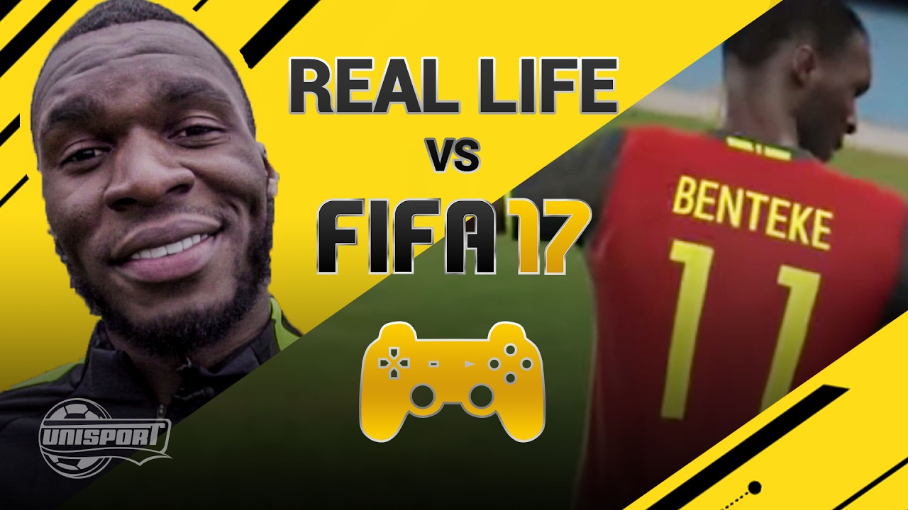 Extreme FIFA 17 vs REAL LIFE CHALLENGE with Benteke!