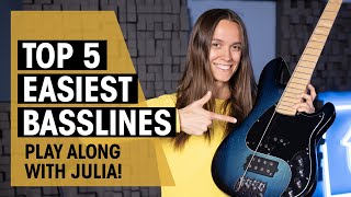 Top 5 Easiest Basslines Even Guitarists Can Play Julia Hofer Thomann