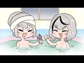 【手描き】さかまたクロエ 1週間ぶりにお風呂に入るwith妹【沙花叉クロヱ/ホロライブ切り抜き/hololive】