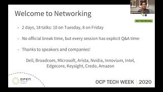 ocp 2020 tech week: welcome and introductions - networking project