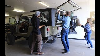 JEEP WRANGLER SOFT TOP INSTALL! screenshot 5