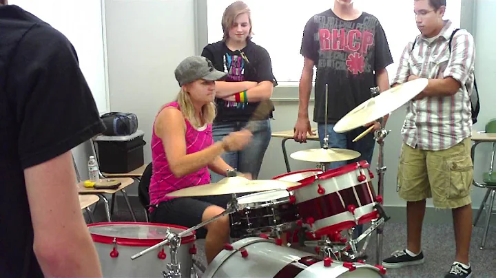 Lori Peters - Drum Solo - Camp Electric 2009