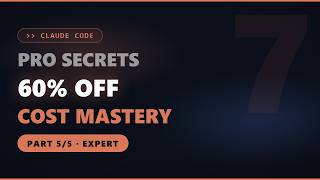 Claude Code Masterclass Part 5: Pro Secrets & Cost Optimization (Expert)