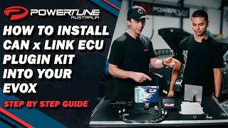 How to Install the Powertune x LINK CAN Gateway Plugin ECU Kit for the EVO-X